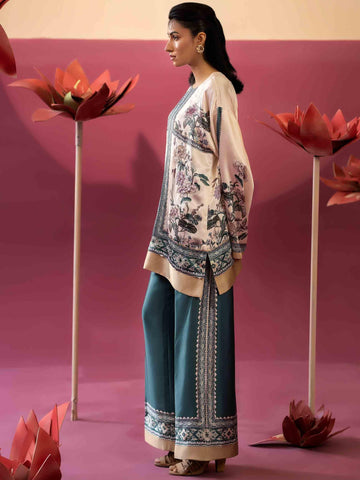 2 PIECE - EMBELLISHED SILK SUIT - Rabazka 2 PIECE - EMBELLISHED SILK SUIT - Rabazka