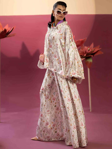 2 PIECE - EMBELLISHED SILK SUIT - Rabazka 2 PIECE - EMBELLISHED SILK SUIT - Rabazka