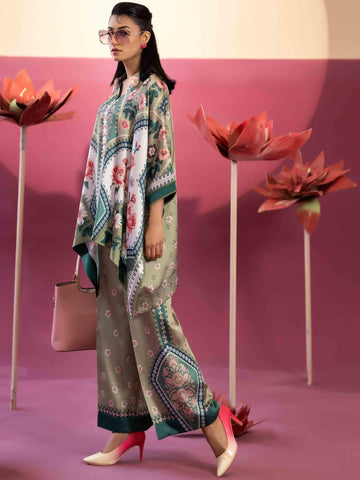 2 PIECE - EMBELLISHED SILK SUIT - Rabazka 2 PIECE - EMBELLISHED SILK SUIT - Rabazka