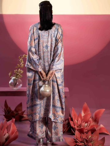 3 PIECE - EMBELLISHED SILK SUIT - Rabazka 3 PIECE - EMBELLISHED SILK SUIT - Rabazka