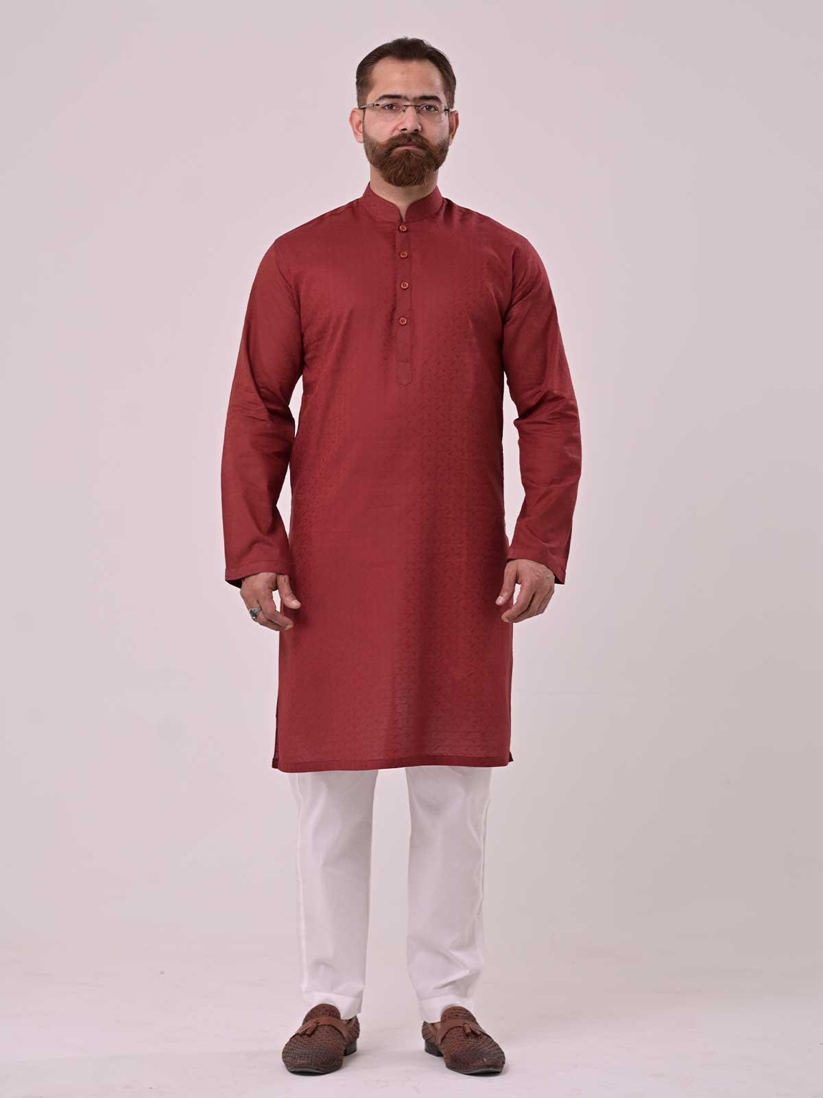 Men Casual Kurta - Rabazka Men Casual Kurta - Rabazka