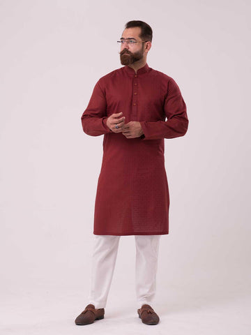 Men Casual Kurta - Rabazka Men Casual Kurta - Rabazka