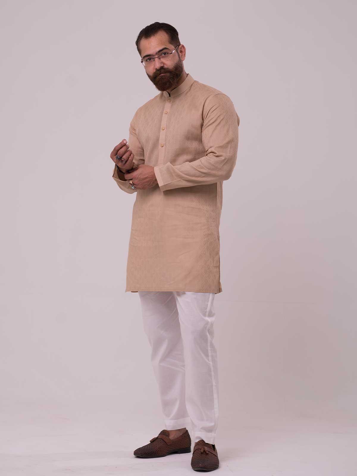 Men Casual Kurta - Rabazka Men Casual Kurta - Rabazka