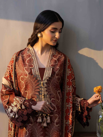 PRINTED EMBROIDERED SUIT PRINTED EMBROIDERED SUIT