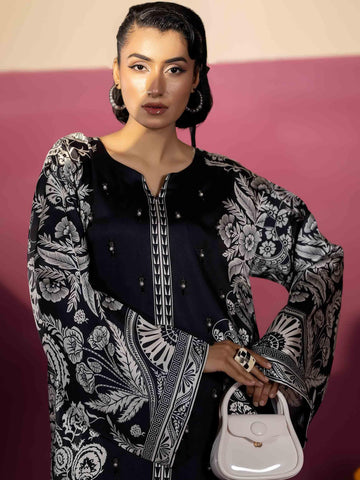 EMBELLISHED SILK KAAFTAN - Rabazka EMBELLISHED SILK KAAFTAN - Rabazka