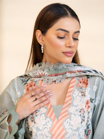 3 PIECE - PRINTED LAWN SUIT 3 PIECE - PRINTED LAWN SUIT