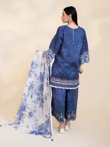 3 PIECE - PRINTED LAWN SUIT 3 PIECE - PRINTED LAWN SUIT