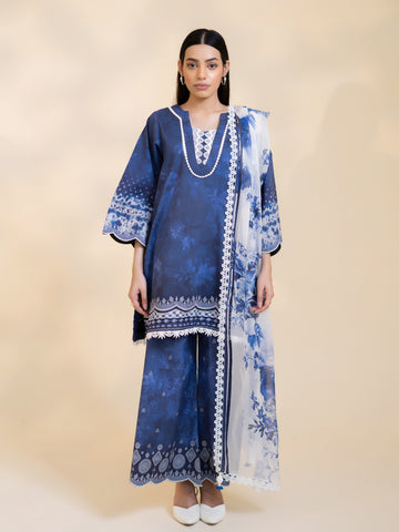 3 PIECE - PRINTED LAWN SUIT 3 PIECE - PRINTED LAWN SUIT