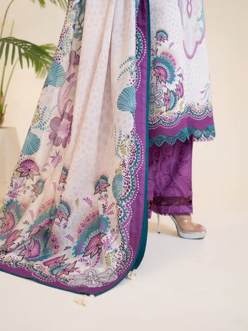 3 PIECE - PRINTED LAWN SUIT 3 PIECE - PRINTED LAWN SUIT