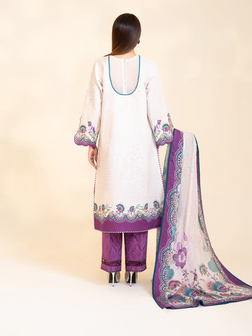 3 PIECE - PRINTED LAWN SUIT 3 PIECE - PRINTED LAWN SUIT