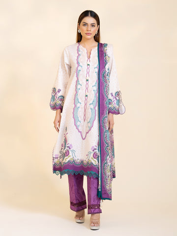 3 PIECE - PRINTED LAWN SUIT 3 PIECE - PRINTED LAWN SUIT