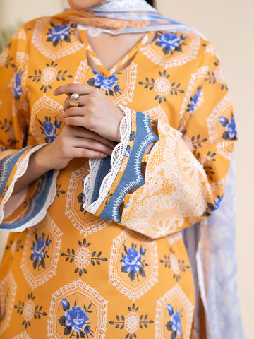 3 PIECE - PRINTED LAWN SUIT 3 PIECE - PRINTED LAWN SUIT