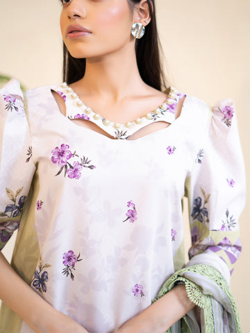 3 PIECE - PRINTED LAWN SUIT 3 PIECE - PRINTED LAWN SUIT