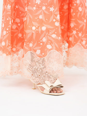 1 PIECE - EMBROIDERED FROCK 1 PIECE - EMBROIDERED FROCK