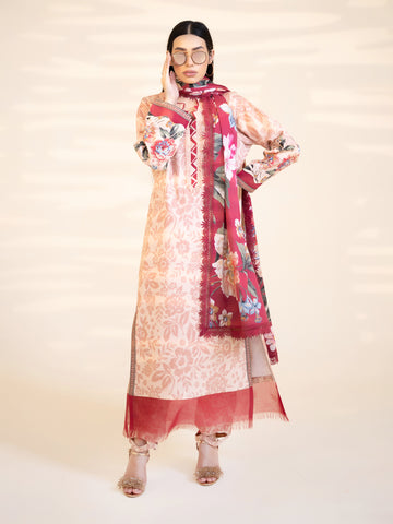 3 PIECE - PRINTED LAWN SUIT 3 PIECE - PRINTED LAWN SUIT