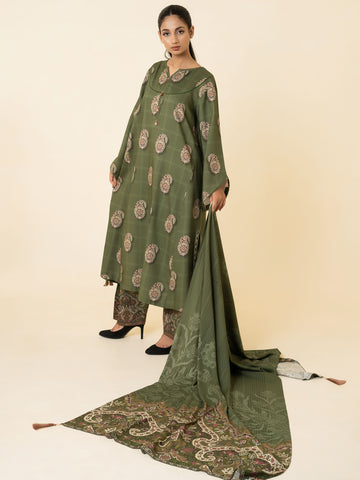 3 PIECE - PRINTED LINEN SUIT 3 PIECE - PRINTED LINEN SUIT