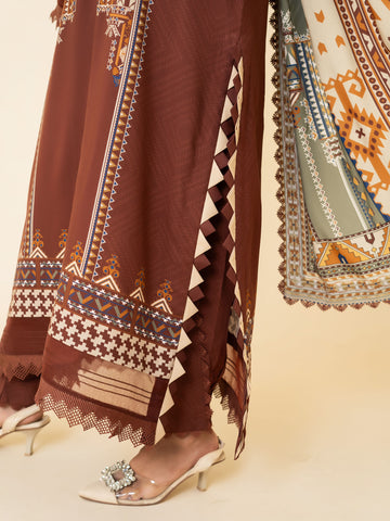 3 PIECE - PRINTED LINEN SUIT 3 PIECE - PRINTED LINEN SUIT