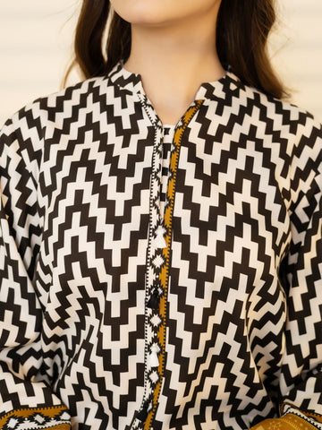 3 PIECE - PRINTED LINEN SUIT 3 PIECE - PRINTED LINEN SUIT