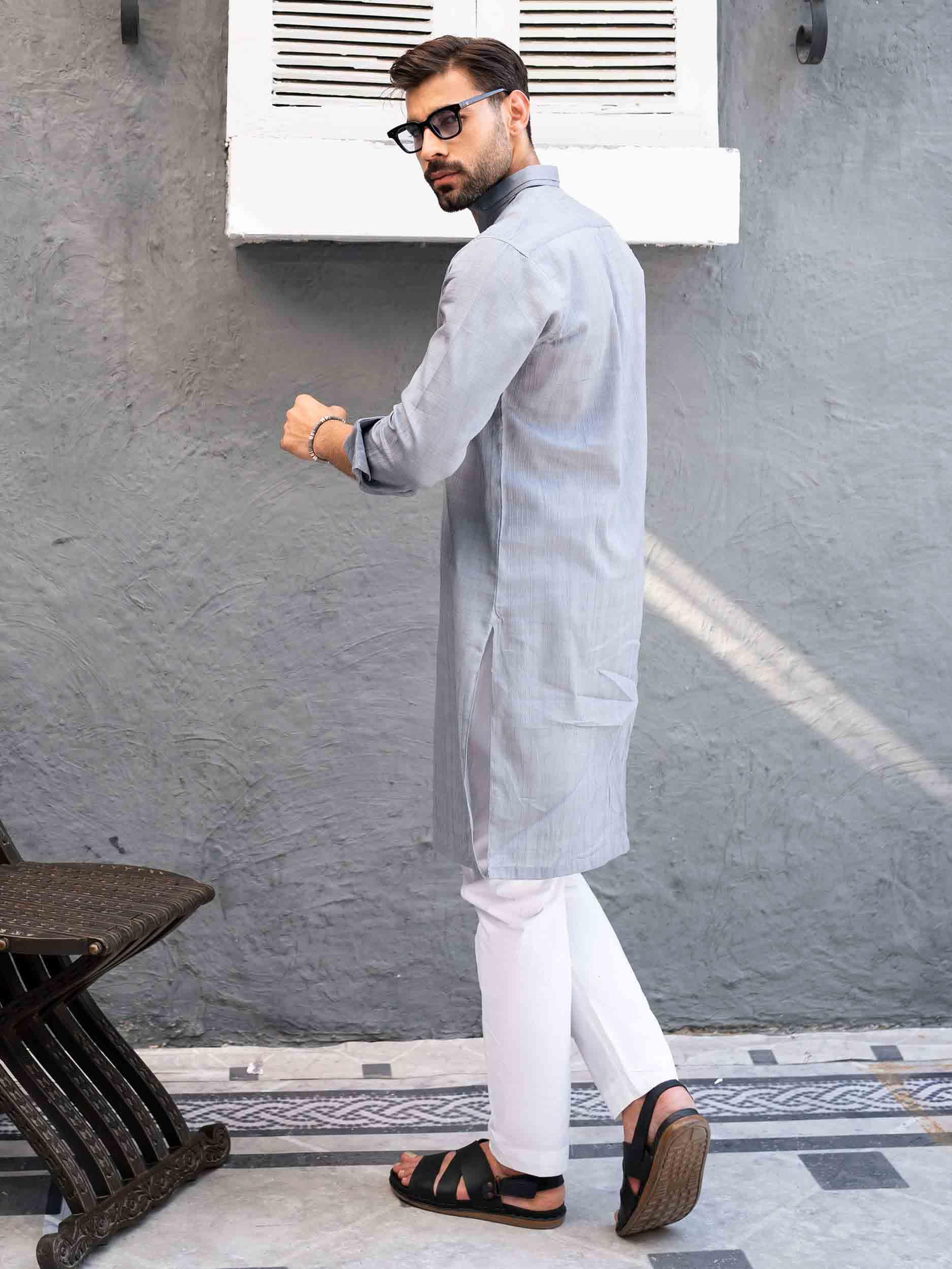 Men Casual Kurta - Rabazka Men Casual Kurta - Rabazka