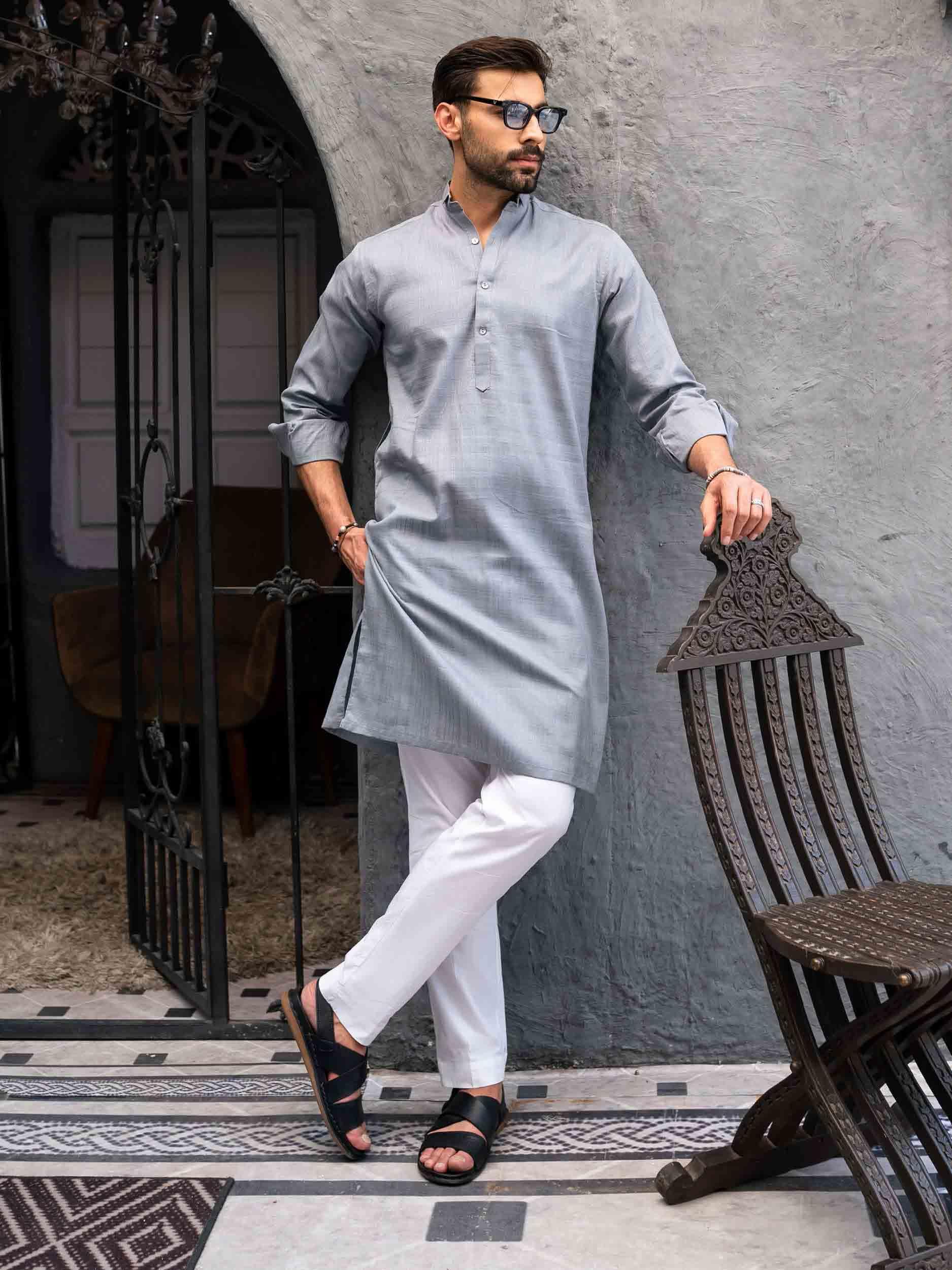 Men Casual Kurta - Rabazka Men Casual Kurta - Rabazka