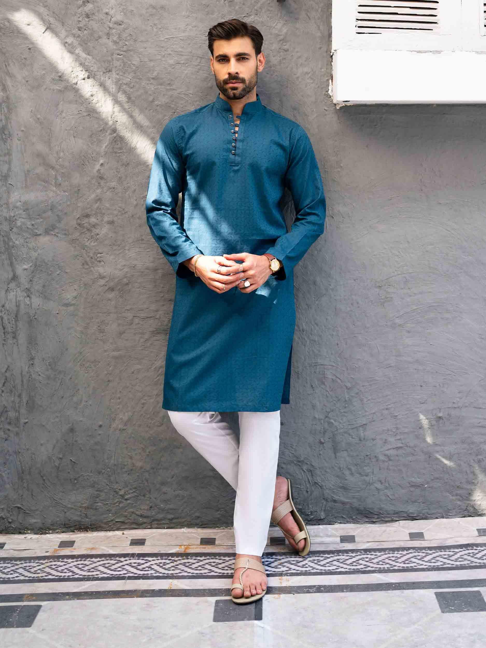Men Casual Kurta - Rabazka Men Casual Kurta - Rabazka