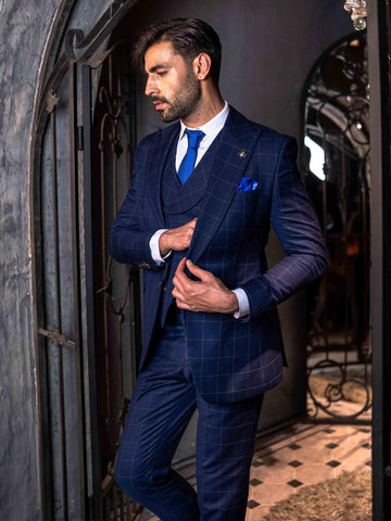 Royal Blue Suit (FS-01) - Rabazka Royal Blue Suit (FS-01) - Rabazka
