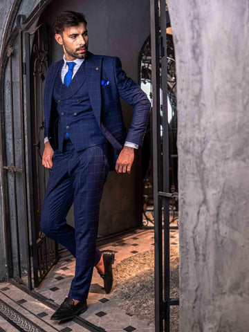 Royal Blue Suit (FS-01) - Rabazka Royal Blue Suit (FS-01) - Rabazka