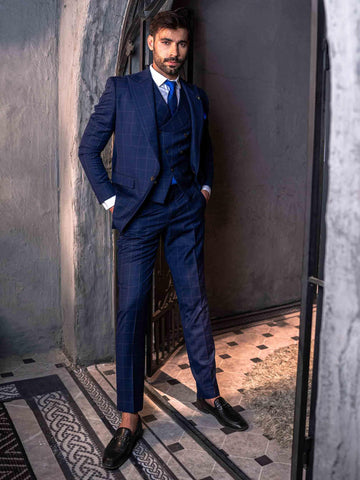 Royal Blue Suit (FS-01) - Rabazka Royal Blue Suit (FS-01) - Rabazka