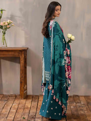 PRINTED EMBROIDERED SUIT