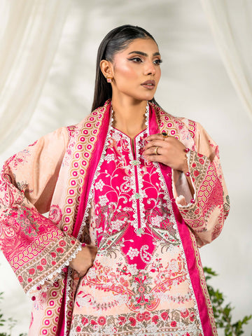 3 PIECE - EMBROIDERED LAWN SUIT
