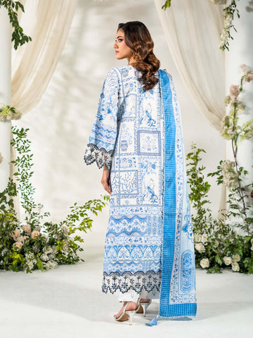 3 PIECE - EMBROIDERED LAWN SUIT