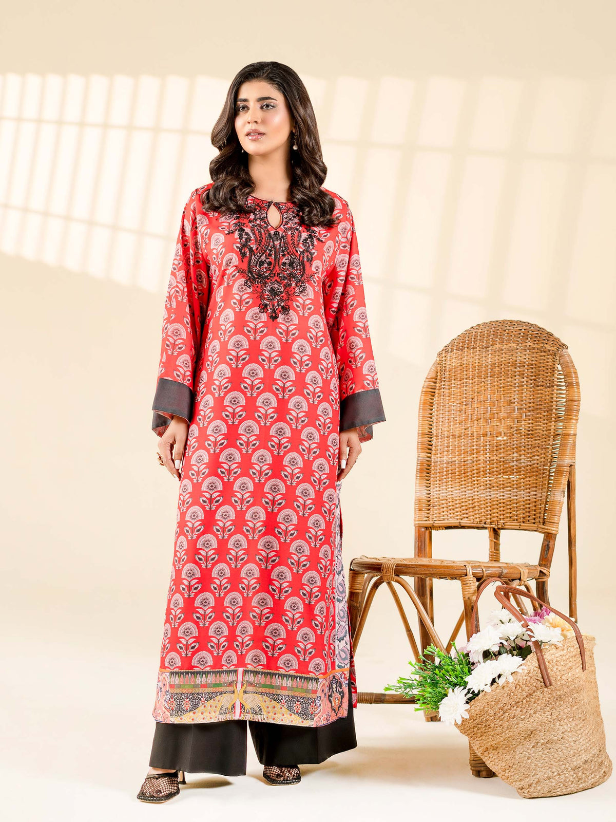 CHIKANKARI BLENDED LAWN SHIRT