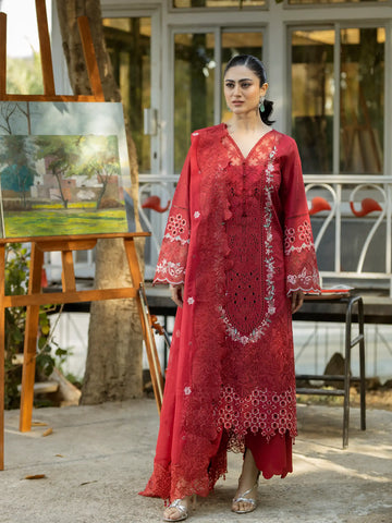 2 PIECE - EMBROIDERED LAWN SUIT