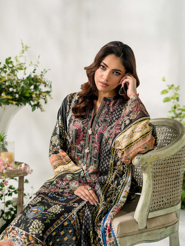 3 PIECE - EMBROIDERED LAWN SUIT