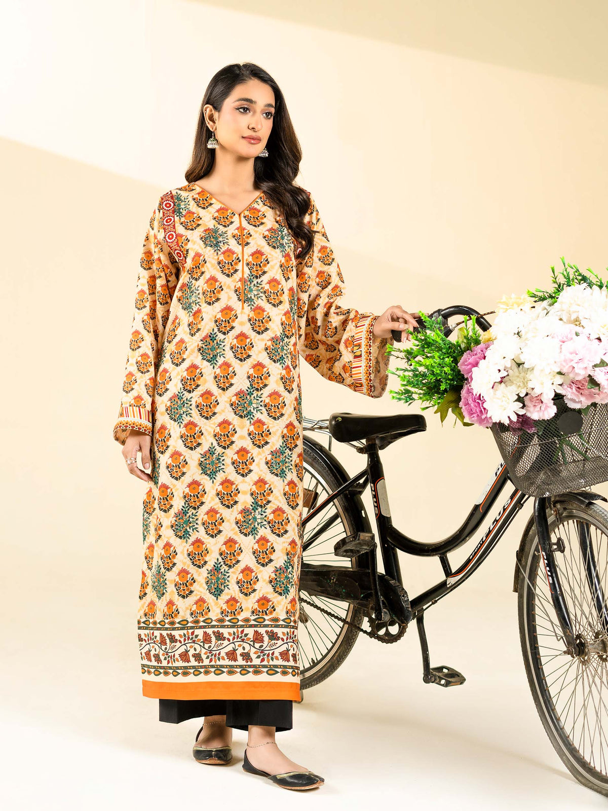 CHIKANKARI BLENDED LAWN SHIRT