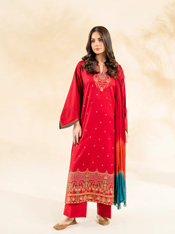 3 PIECE - EMBROIDERED LAWN SUIT
