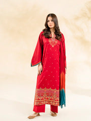 3 PIECE - EMBROIDERED LAWN SUIT