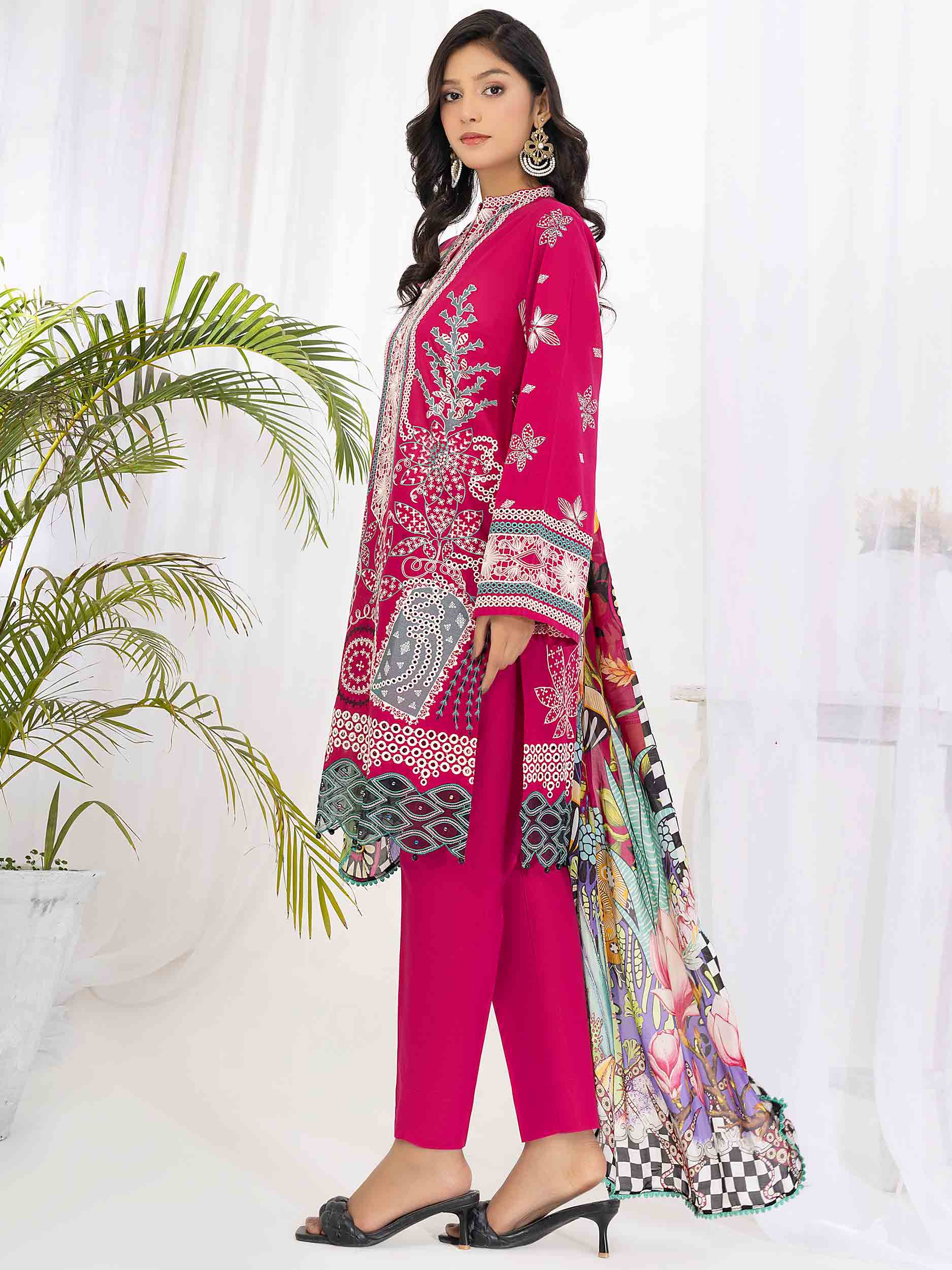 3 PIECE - EMBROIDERED SUIT