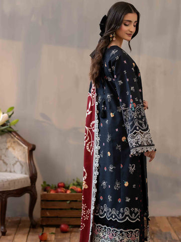 PRINTED EMBROIDERED SUIT