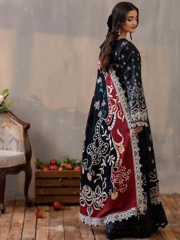 PRINTED EMBROIDERED SUIT