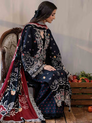 PRINTED EMBROIDERED SUIT