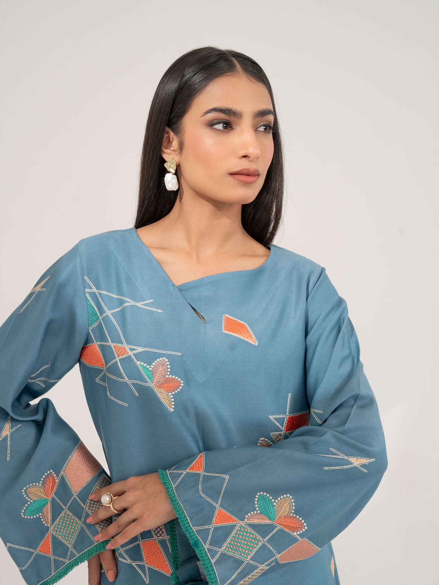 Embroidered Suit - Rabazka