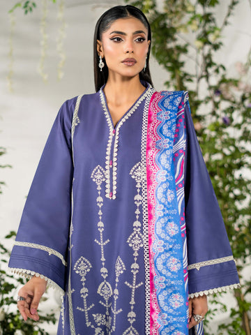 3 PIECE - EMBROIDERED LAWN SUIT
