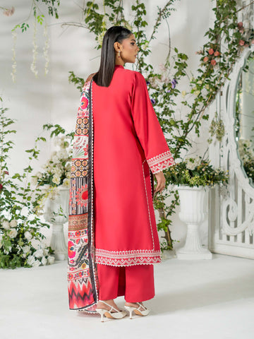 3 PIECE - EMBROIDERED LAWN SUIT