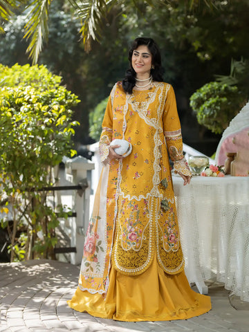 3 PIECE - EMBROIDERED LAWN SUIT