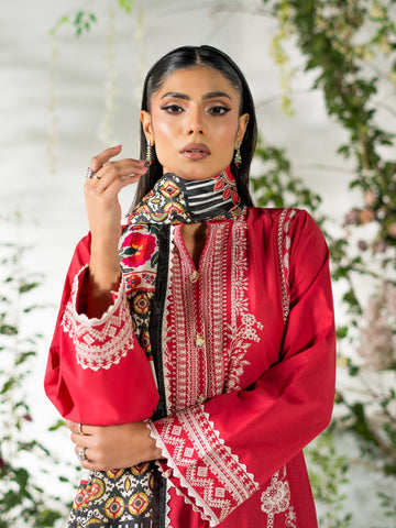 3 PIECE - EMBROIDERED LAWN SUIT