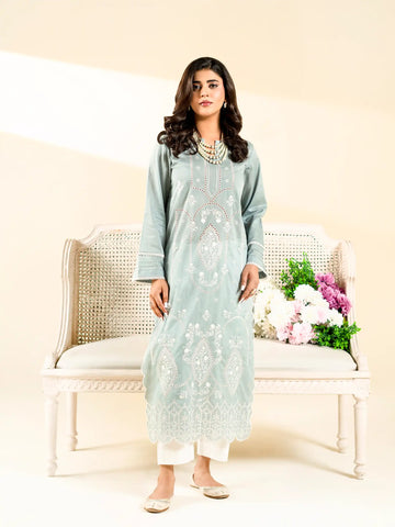 EMBROIDERED CHIKANKARI LAWN SHIRT
