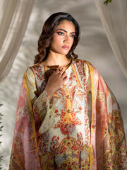 3 PIECE - EMBROIDERED LAWN SUIT