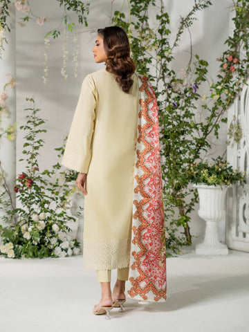 3 PIECE - EMBROIDERED LAWN SUIT