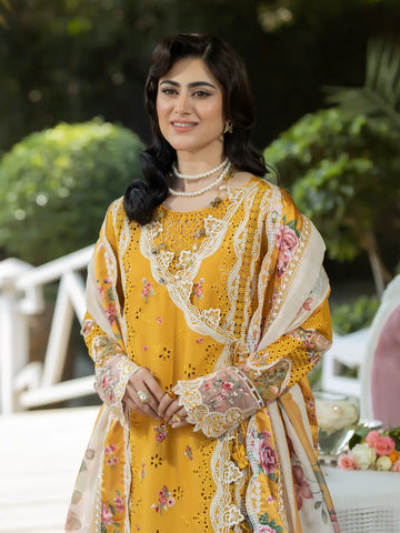 3 PIECE - EMBROIDERED LAWN SUIT